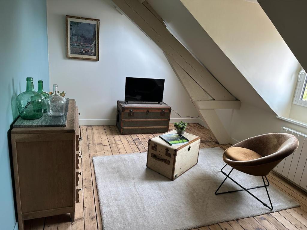 La Maison Du Tripot Honfleur Bagian luar foto