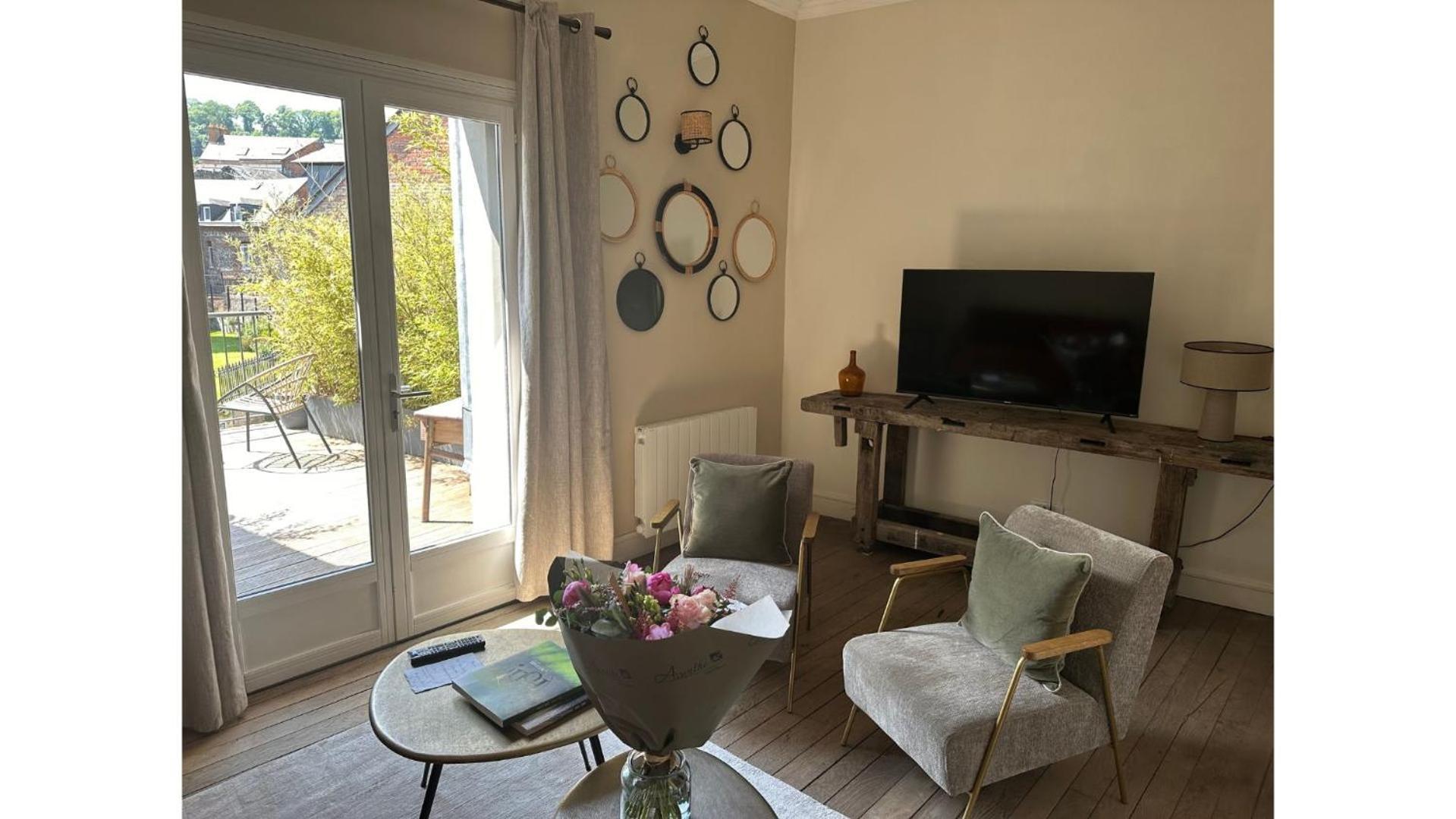 La Maison Du Tripot Honfleur Bagian luar foto